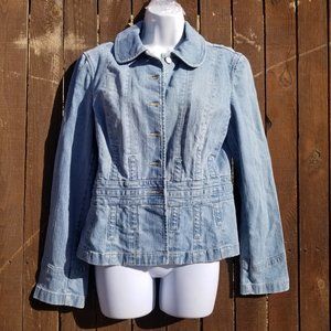 Loft Light Jean Jacket NWOT